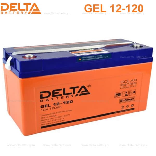 Аккумуляторная батарея Delta GEL 12-120 в Аккумуляторная батарея Delta GEL 12-120 в